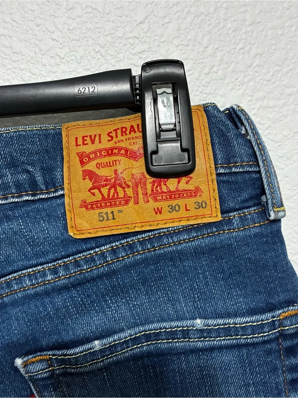 Levi's 511 Men's Dark Blue Slim Fit Jeans Size 30X30 Classic Everyday Basic